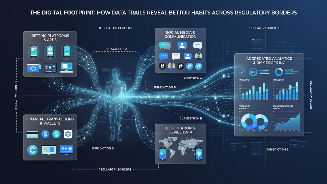 Graph showing interconnected betting data points across different regulatory regions